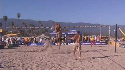 Phil Dalhausser, il video: come si attacca di seconda tocco a Santa Barbara 2005