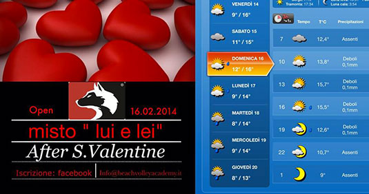 Il beach volley a San Valentino: un gioco per coppie a prova di bomba