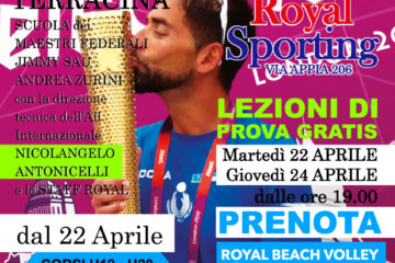 Terracina: La Royal al cubo! Beachvolley tutto l’anno