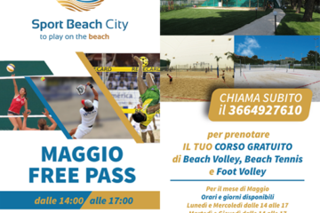 Allo Sport Beach City gli sport su sabbia a maggio sono GRATIS!