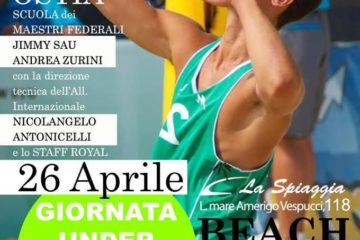 Sabato 26 aprile ad Ostia con la Royal Beach Volley giornata gratuita di Beach Volley per i ragazzi sotto i 21 anni