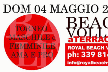 A Terracina il 1° torneo AMA e PRO maschile e femminile targato Royal Beach Volley