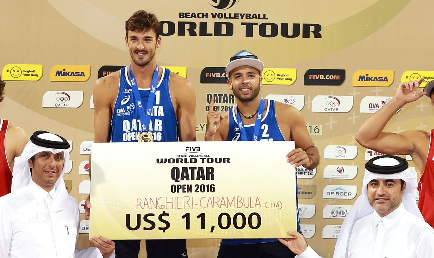 #DohaOpen si tinge d’azzurro. Oro a Ranghieri-Carambula