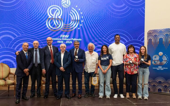 80 anni FIPAV: Roma premia Lupo, Perrotta e Giontella. Video di Nicolai e De Marinis