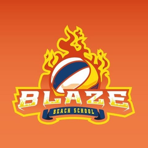 Logo Blaze Beach School